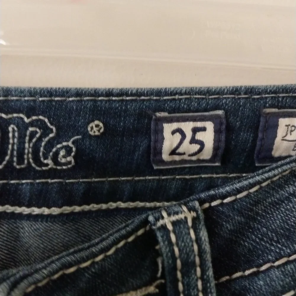 Miss Me Dark Wash Cut Off Shorts